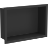 Полочка за вграждане Mexen X-Wall-R с фланец 30 x 20 см, черна - 1970302010