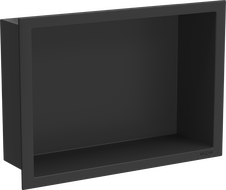 Полочка за вграждане Mexen X-Wall-R с фланец 30 x 20 см, черна - 1970302010