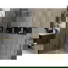 Полочка за вграждане Mexen X-Wall-R с фланец 30 x 20 см, черна - 1970302010