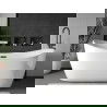 Полочка за вграждане Mexen X-Wall-R с фланец 30 x 20 см, черна - 1970302010