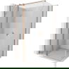 Mexen Mist T отваряща се душ кабина 85 x 95 см, прозрачна, четкана мед - 8A4T-085-095-65-00
