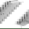 Mexen Mist T отваряема душ кабина 90 x 90 см, прозрачна, черна - 8A4T-090-090-70-00