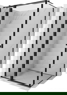 Mexen Mist T лява врата за душ кабина 105 x 85 см, черна рамка, черна - 8A4T-105-085-70-70-L