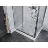 Mexen Apia душ кабина с плъзгане 100 x 80 см, прозрачна, хром + подлов Рио - 840-100-080-01-00-4510