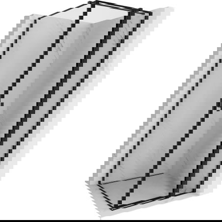 Mexen Mist T душ кабина, отваряема врата, дясна 110 x 110 см, черна рамка, черна - 8A4T-110-110-70-70-P