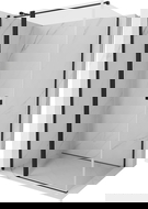 Mexen Mist T душ кабина с панти 80 x 100 см, прозрачна, черна - 8A4T-080-100-70-00