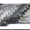 Mexen Apia душ кабина с плъзгащи се врати 120 x 80 см, райета, хром + душ под Рио - 840-120-080-01-20-4510