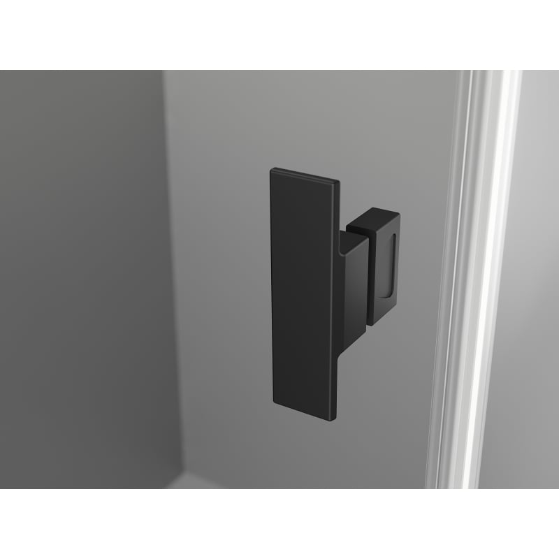 Mexen Mist T лява душ кабина 100 x 90 см, черна решетка, черна - 8A4T-100-090-70-77-L