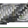 Mexen Apia плъзгаща се душ кабина 100 x 80 cm, прозрачен, златен + душ корито Rio - 840-100-080-50-00-4510