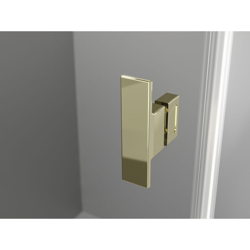 Mexen Mist Duo Душ-кабина с отваряне 120 x 80 см, прозрачна, златиста - 8A4-120-080-50-00