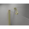Mexen Mist Duo душ кабина с въртяща се врата 120 x 70 см, прозрачна, златна мат - 8A4-120-070-55-00