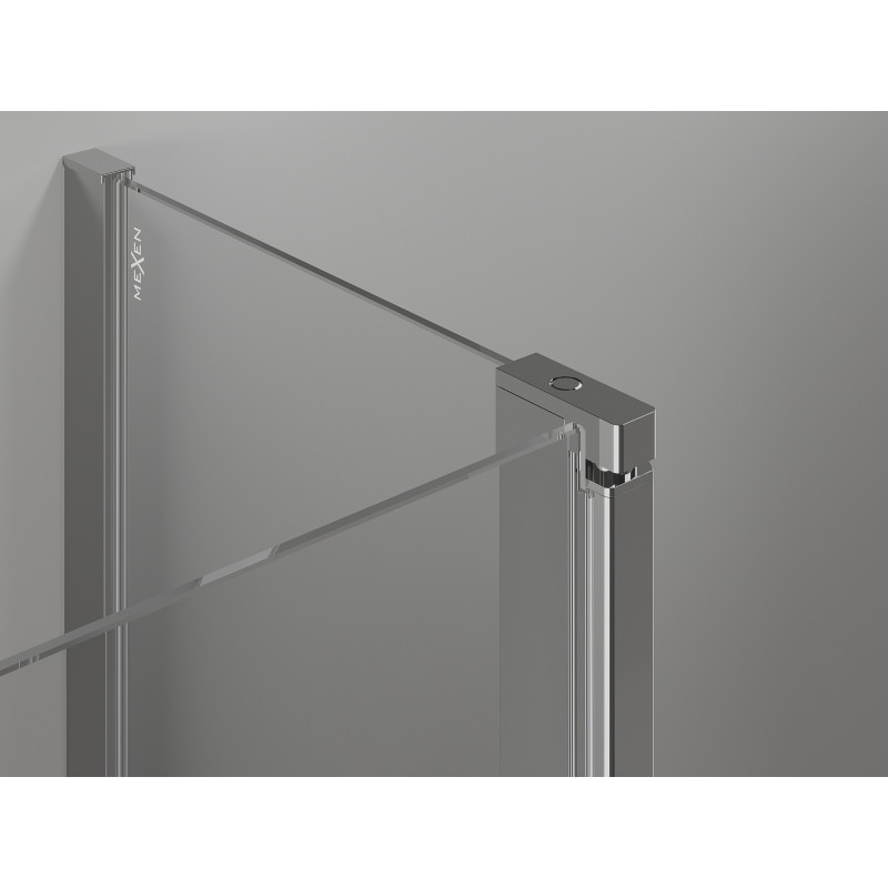 Mexen Mist T разтегателна душ кабина 80 x 70 см, прозрачна, хром - 8A4T-080-070-01-00