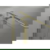 Mexen Mist T душ кабина душ кабина 110 x 80 см, прозрачна, златна - 8A4T-110-080-50-00