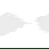 Mexen Flow полукръгъл асиметричен тънък ляв 90 x 80 cm, бял блясък - 46Q108090L