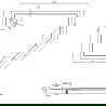 Mexen Flow+ ляв петоъгълен душов поддушник 100 x 80 см, бял гланц - 46P108010LH