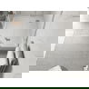 Mexen Flow+ ляв петоъгълен душов поддушник 100 x 80 см, бял гланц - 46P108010LH