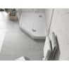 Mexen Flow+ петоъгълно ляво корито 100 x 90 см, бял гланц - 46P109010LH