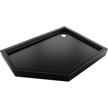 Бродирана Mexen Flow+ петсечение подложка, дясна 90 x 80 см, черен мат - 46P708090RH
