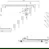 Mexen Flow+ петстенен поддушов корито десен 100 x 80 см, черен мат - 46P708010RH