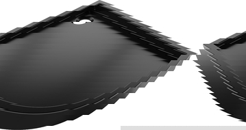Mexen Flow+ полукръгла асиметрична лява душкабина 100 x 90 см, черен мат - 46Q709010LH