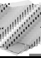 Mexen Mist Duo кабина за душ с отваряеми врати 90 x 70 см, прозрачна, черна - 8A4-090-070-70-00