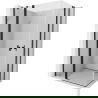 Mexen Mist Duo окачена душ кабина 120 x 95 см, прозрачна, черна - 8A4-120-095-70-00