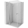 Mexen Mist L Duo душ кабина врати с отваряне 100 x 90 см, прозрачни, хром - 8A4L-100-090-01-00