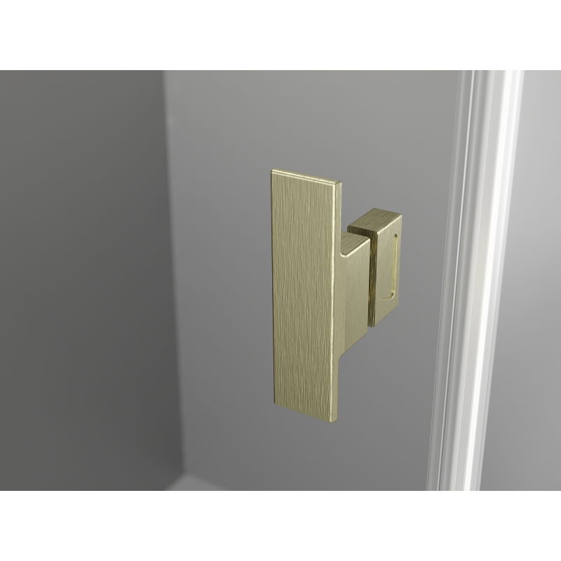 Mexen Mist T кабина за душ с врата 105 x 120 см, прозрачна, злато четкано - 8A4T-105-120-55-00