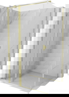 Mexen Mist T кабина за душ с врата 105 x 120 см, прозрачна, злато четкано - 8A4T-105-120-55-00