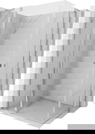 Mexen Mist L Duo отваряща се душ кабина 110 x 95 см, прозрачна, хром - 8A4L-110-095-01-00