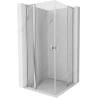 Mexen Mist L Duo вертикална душ кабина 100 x 100 см, прозрачна, хром - 8A4L-100-100-01-00