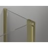 Mexen Mist L Duo кабина за душ с врата 115 x 95 см, прозрачна, златна - 8A4L-115-095-50-00