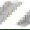 Mexen Mist L Duo въртяща се душ кабина 120 x 120 см, прозрачна, златна - 8A4L-120-120-50-00