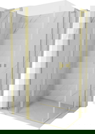 Mexen Mist L Duo душ кабина с врати 115 x 95 см, прозрачна, матово злато - 8A4L-115-095-55-00