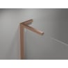 Mexen Mist L Duo сгъваема душ кабина 105 x 95 см, прозрачна, матирана мед - 8A4L-105-095-65-00
