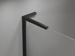 Mexen Mist L Duo люлееща се душ кабина 100 x 90 см, прозрачна, черна - 8A4L-100-090-70-00