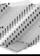 Mexen Mist L Duo душ кабина с отварящи се врати 105 x 90 см, прозрачна, черна - 8A4L-105-090-70-00