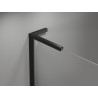 Mexen Mist L Двойна душ кабина с врати 95 x 95 см, черна решетка, черна