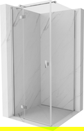 Mexen Mist H T лява душ кабина 70 x 70 см, прозрачна, хром - 8A5T-070-070-01-00-L