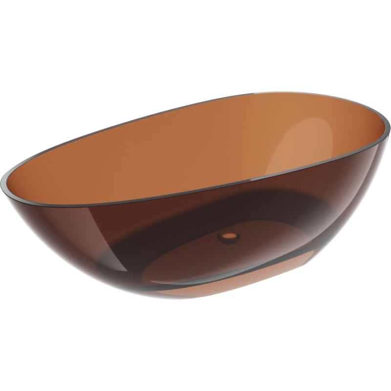 Mexen Glass прозрачна самостоятелна вана 170 x 85 см, хромиран тапа - 58061708505