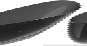 Mexen Glass черна свободностояща вана прозрачна 170 x 85 cm, хромиран сифон - 58061708513