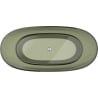 Mexen Pure самостоятелна вана прозрачна 170 x 80 см, olive, хромиран капачка