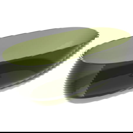 Mexen Pure маслинено-зелена свободно стояща прозрачна вана 170 x 80 см, хромиран клапан - 58071708001