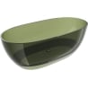 Mexen Pure самостоятелна вана прозрачна 170 x 80 см, olive, хромиран капачка