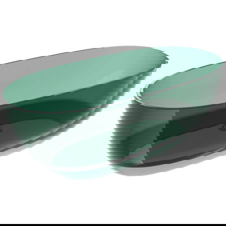 Mexen Pure teal свободно стояща прозрачна вана 170 x 80 cm, хромиран дренаж - 58071708011