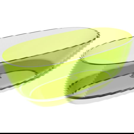 Mexen Pure лайм свободностояща прозрачна вана 170 x 80 см, хромиран затвор - 58071708012