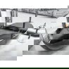 Mexen Pure черна свободно стояща прозрачна вана 170 x 80 см, хромиран клапан - 58071708013