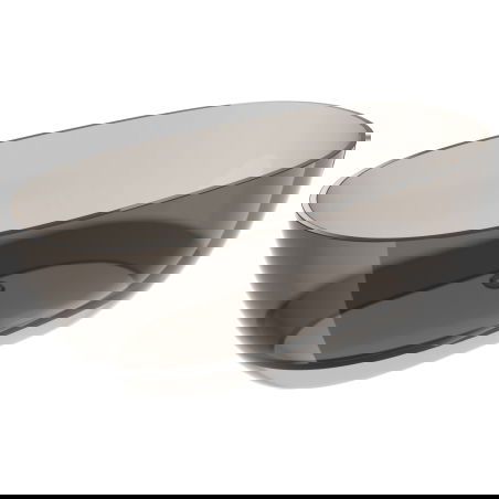 Mexen Pure бронзова самостоятелна вана прозрачна 170 x 80 cm, хромиран капак - 58071708018