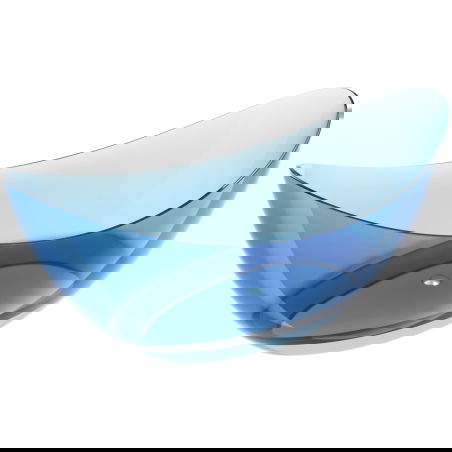 Mexen Vea свободно стояща прозрачна вана 180 x 80 cm, хромиран отвор - 58091808007