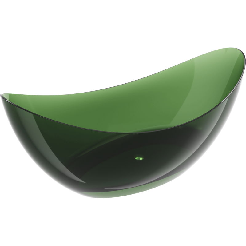 Mexen Vea гори искат свободностояща прозрачна 180 x 80 cm, тапиран хром - 58091808002